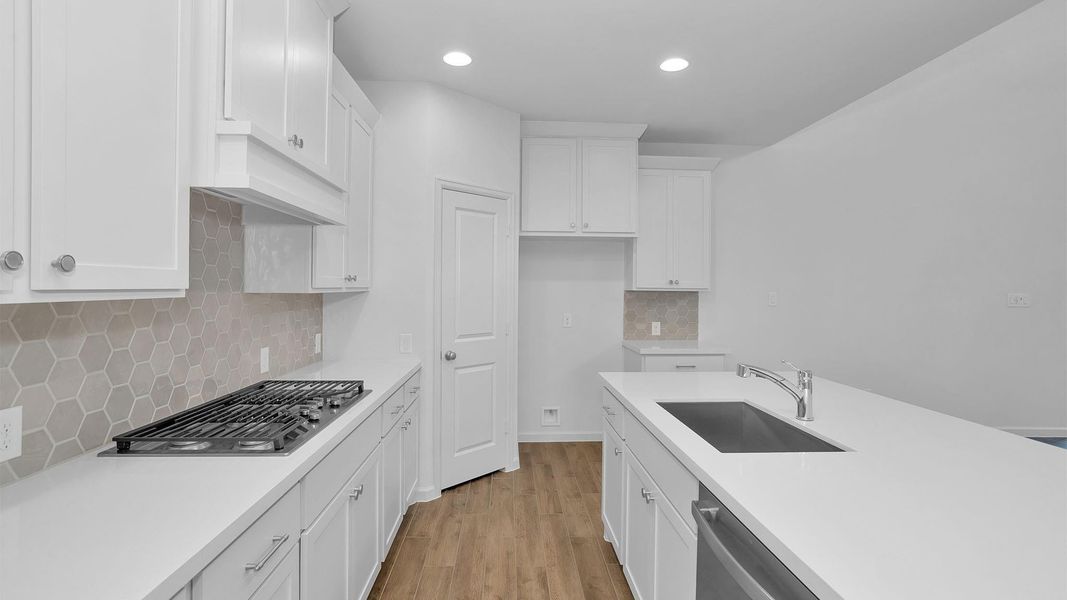 Furnished interior view inside a new home in Brookewater 40', Rosenberg (Image 5). Furnished interior view inside a new home in Brookewater 40', Rosenberg (Image 5).