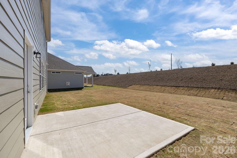 Exterior details and patio area of a home in McFarland Estates, York (Image 3).