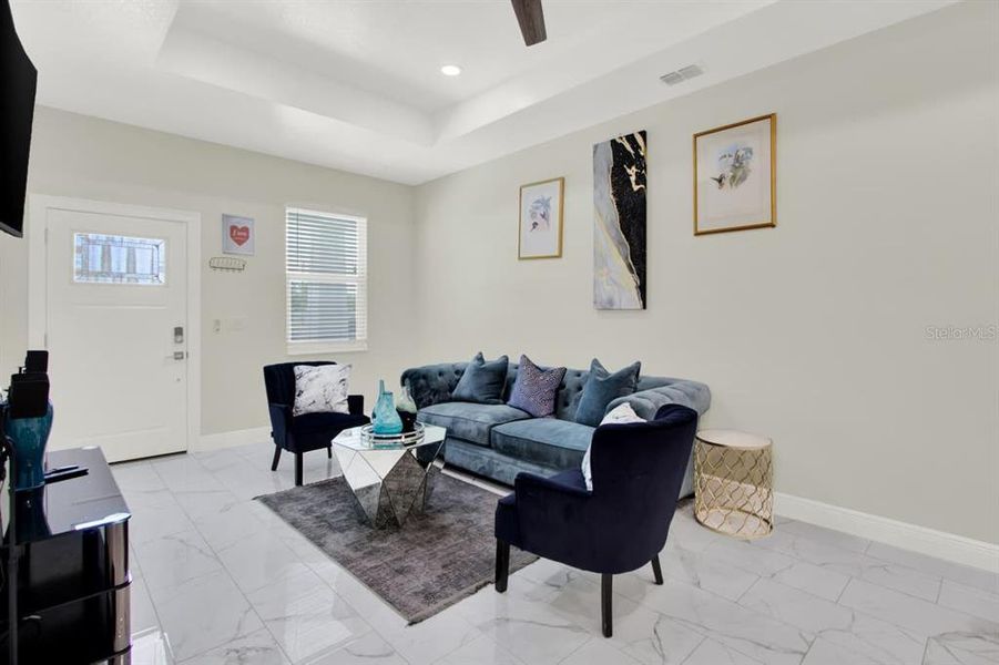 Furnished interior view inside a new home in , Tampa (Image 9).