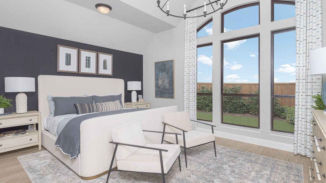 Furnished interior view inside a new home in Veramendi, New Braunfels (Image 8).