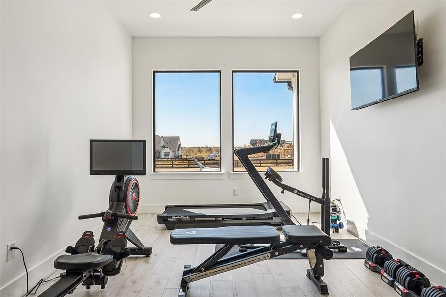 Large open gym with plenty of space to customize