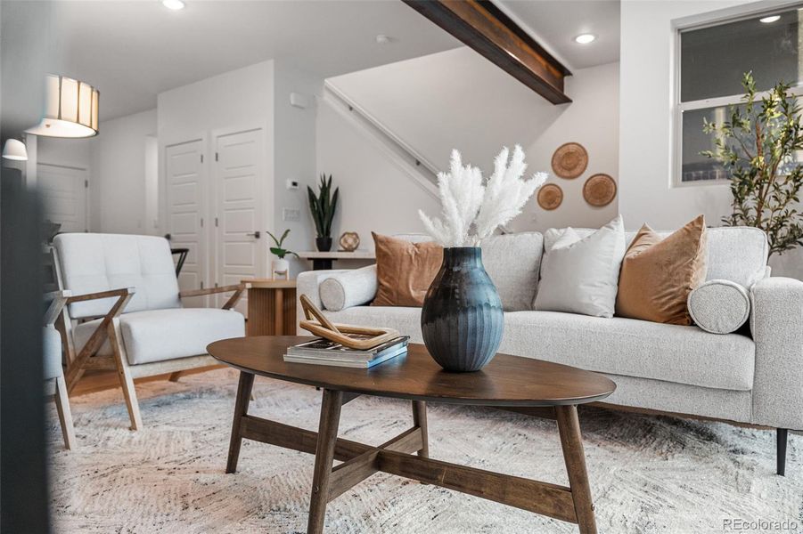 Furnished interior view inside a new home in , Arvada (Image 44).