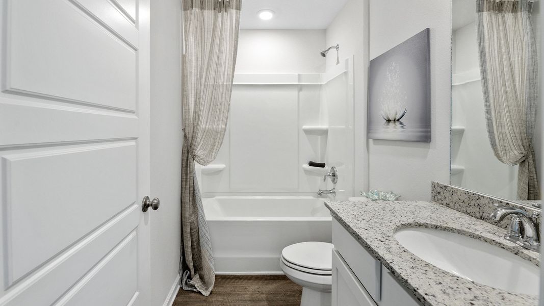 Representative furnished interior of a home built from the The Sawyer by D.R. Horton in The Hammocks, Crawfordville (Image 7).