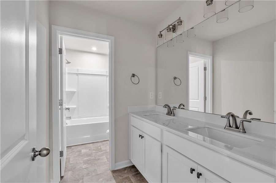 Furnished interior view inside a new home in Sweetlake Grove, Mableton (Image 5).