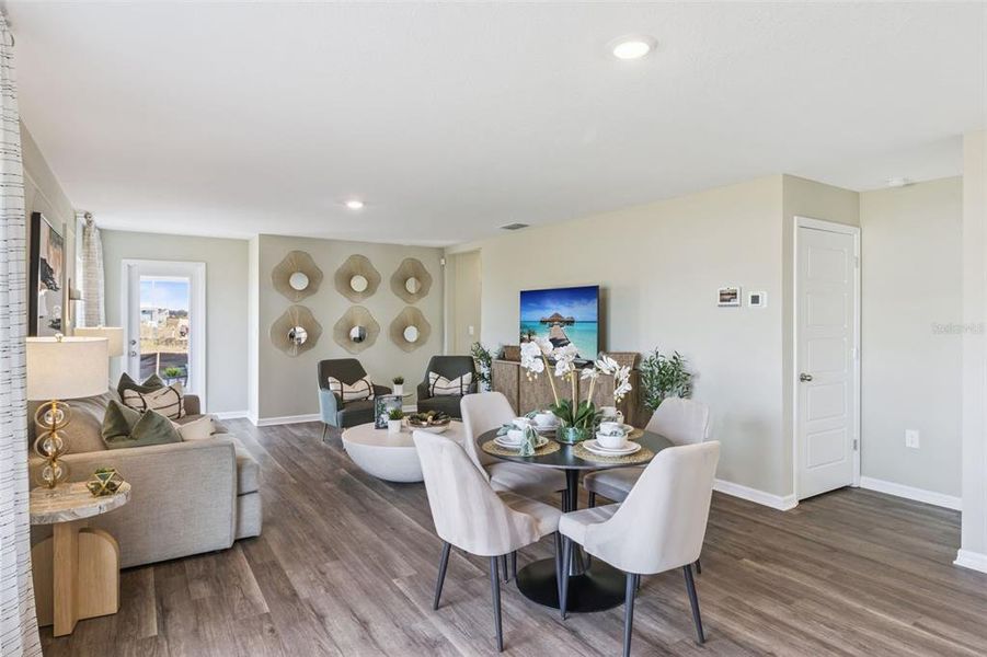 Furnished interior view inside a new home in , Haines City (Image 16).