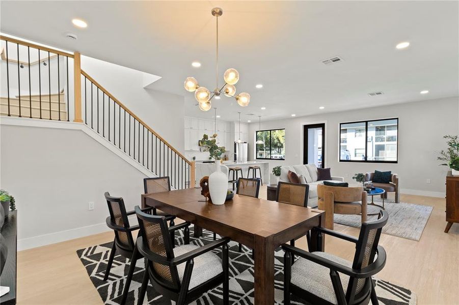 Furnished interior view inside a new home in , Orlando (Image 8). Furnished interior view inside a new home in , Orlando (Image 8).