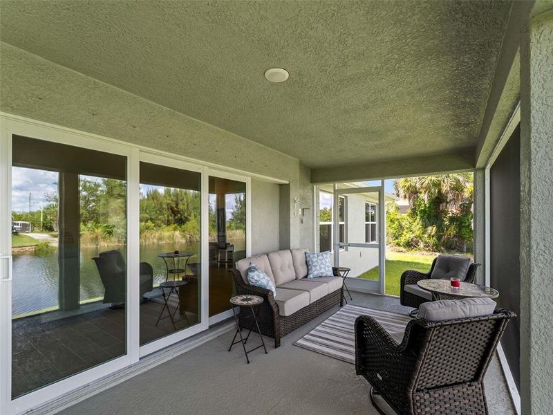 Exterior details and patio area of a home in Port Charlotte, Port Charlotte (Image 33).