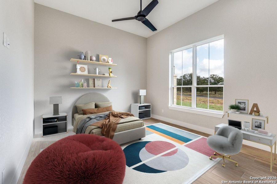 Furnished interior view inside a new home in , Adkins (Image 7).