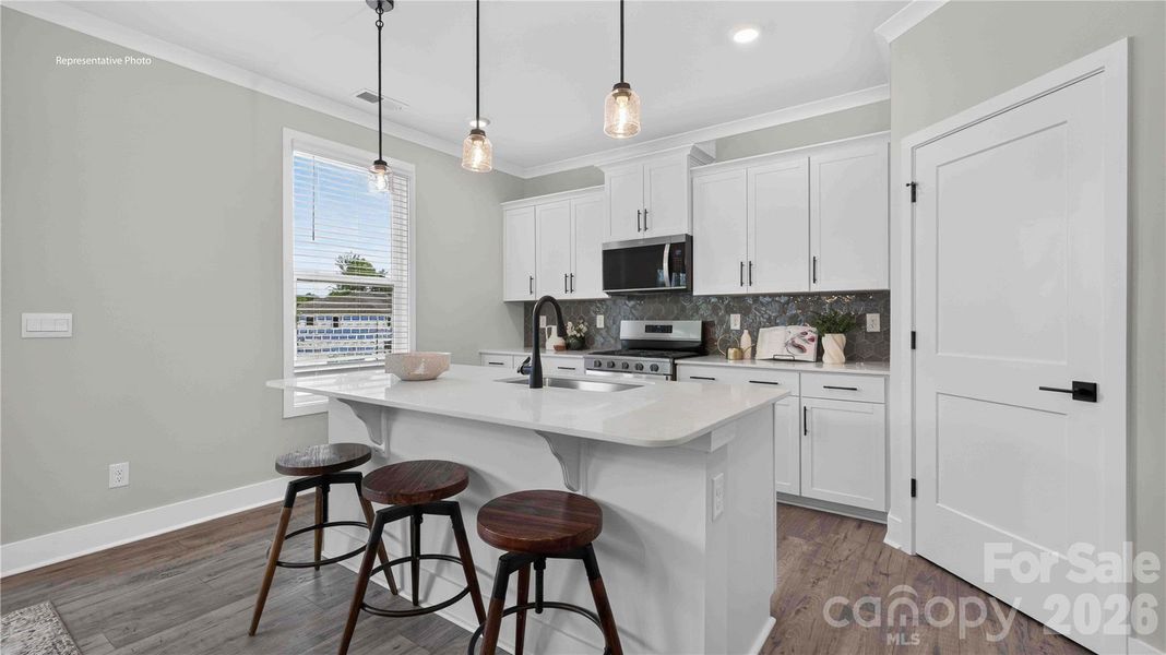 Furnished interior view inside a new home in Westport, York (Image 12).