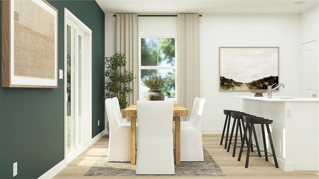 Furnished interior in a model home at Lindera Preserve at Cane Bay Plantation: Sabal Collection in Summerville (Image 20).