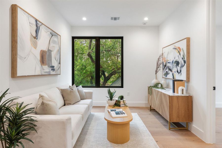 Furnished interior view inside a new home in , Austin (Image 28).