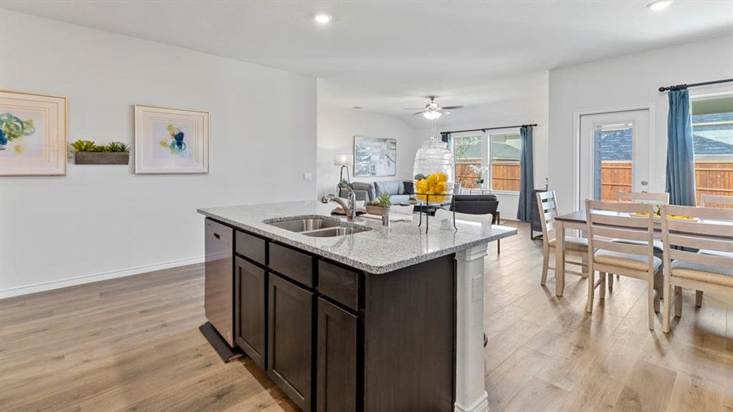 Furnished interior view inside a new home in Bel Air Village, Sherman (Image 19).