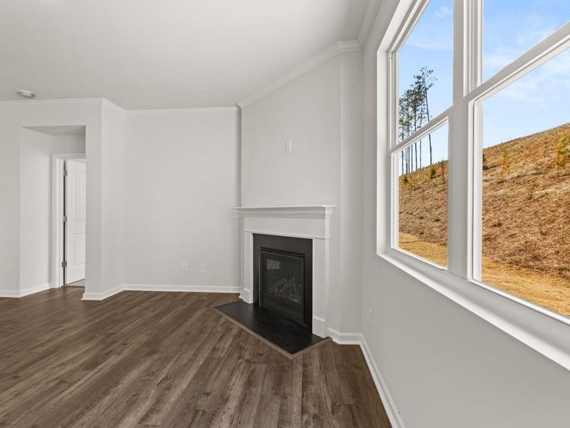 Spacious, unfurnished interior of a new home in Parkside at Carter Grove, Cartersville (Image 23).