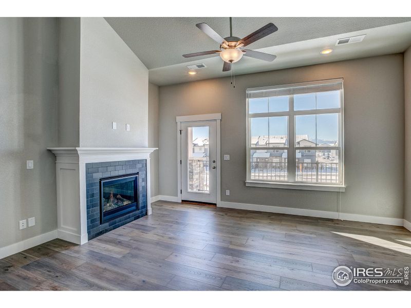 Spacious, unfurnished interior of a new home in Highlands at Fox Hill - The Flats, Longmont (Image 16). Spacious, unfurnished interior of a new home in Highlands at Fox Hill - The Flats, Longmont (Image 16).