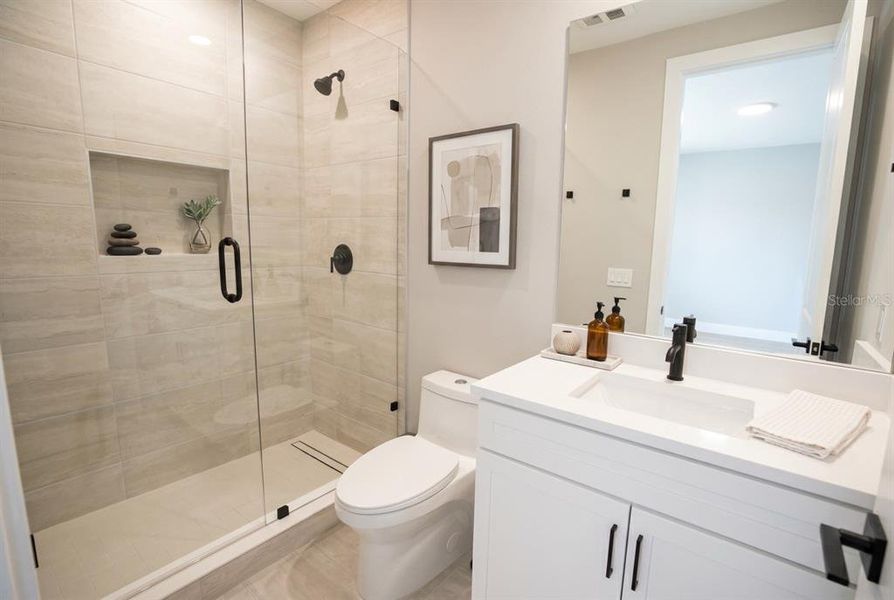 Furnished interior view inside a new home in Bella Collina, Montverde (Image 29).