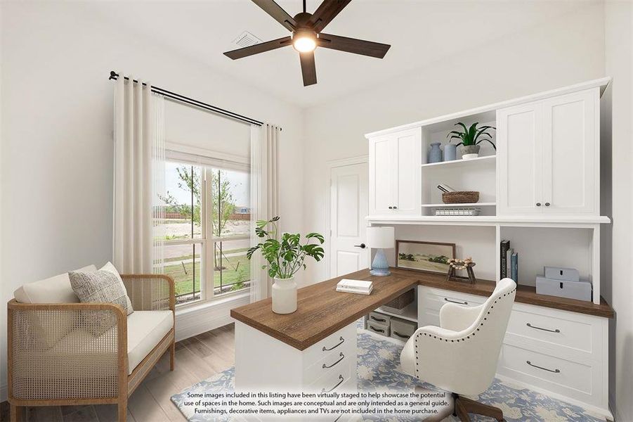 Furnished interior view inside a new home in Glenbrook, Red Oak (Image 7).