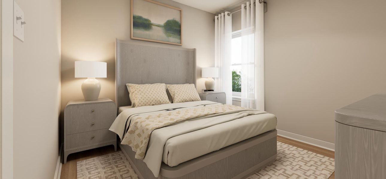 Furnished interior view inside a new home in , Charleston (Image 13).