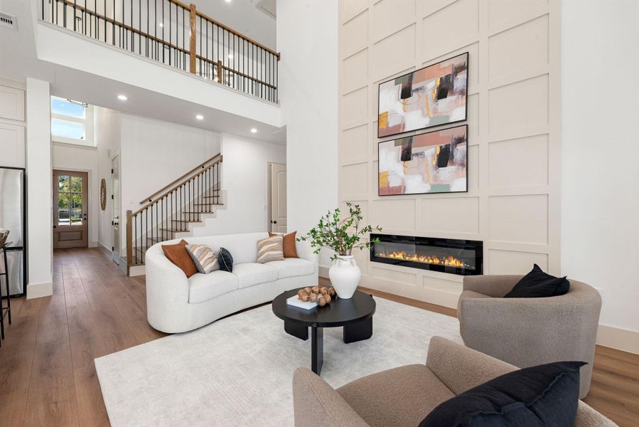 Furnished interior view inside a new home in , Tomball (Image 12).