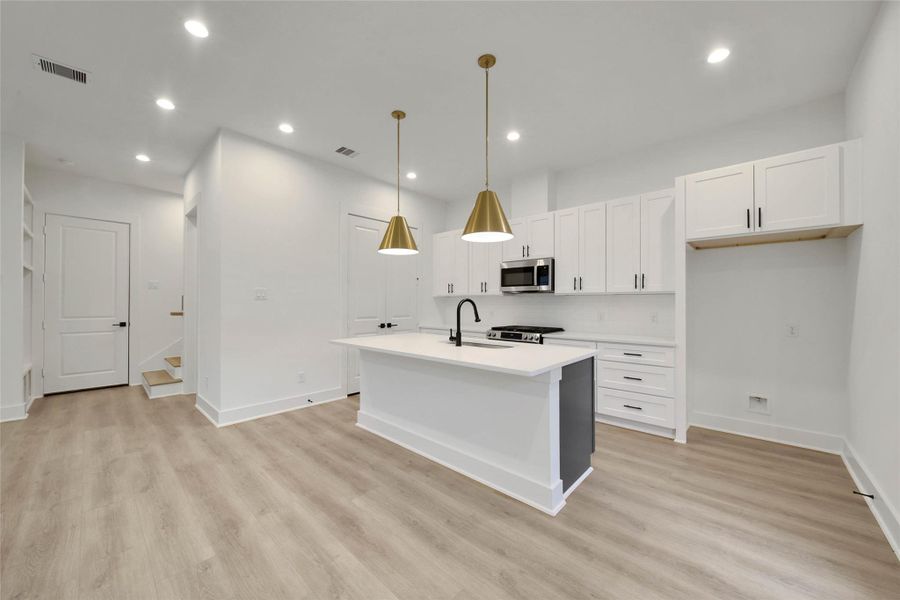 Furnished interior view inside a new home in , Houston (Image 9). Furnished interior view inside a new home in , Houston (Image 9).