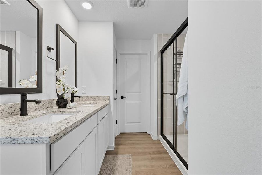 Furnished interior view inside a new home in , Tampa (Image 6). Furnished interior view inside a new home in , Tampa (Image 6).