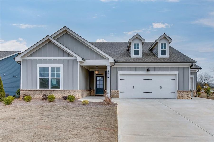 Front exterior of a new home in , Jefferson, GA, highlighting curb appeal (Image 2). Front exterior of a new home in , Jefferson, GA, highlighting curb appeal (Image 2).
