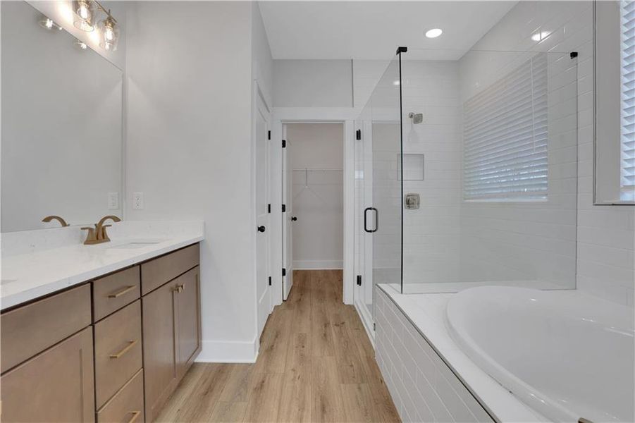 Furnished interior view inside a new home in Twin Lakes, Hoschton (Image 17).