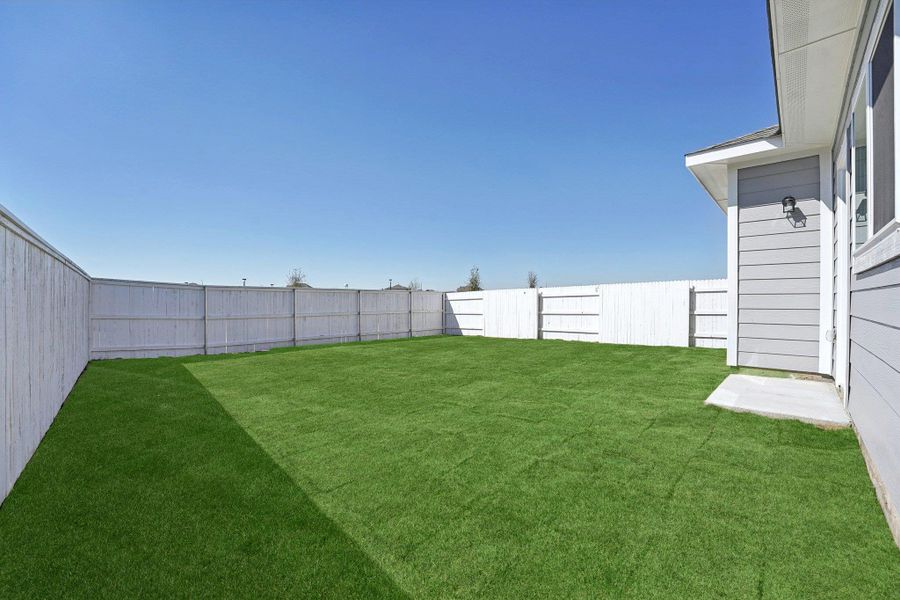 Private Backyard of Home