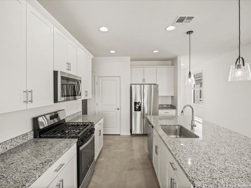 Furnished interior view inside a new home in Rincon Crest at Rocking K, Tucson (Image 5).