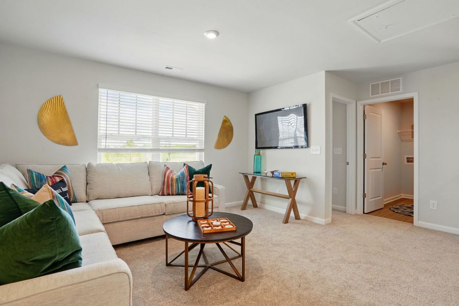 Photo representation of the Shenandoah plan. Colors, finishes and options will vary.