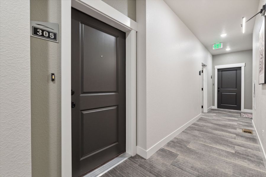 Spacious, unfurnished interior of a new home in The Lakes at Centerra, Loveland (Image 11). Spacious, unfurnished interior of a new home in The Lakes at Centerra, Loveland (Image 11).