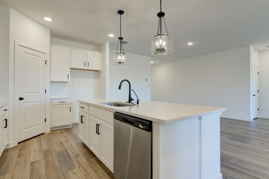 Representative furnished interior of a home built from the Hayes by Ashton Woods in Nopal Valley, San Antonio (Image 5).