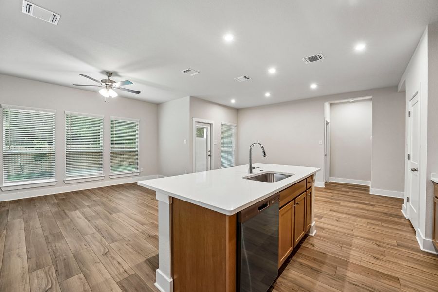 Furnished interior view inside a new home in Three Creeks, Belton (Image 6).