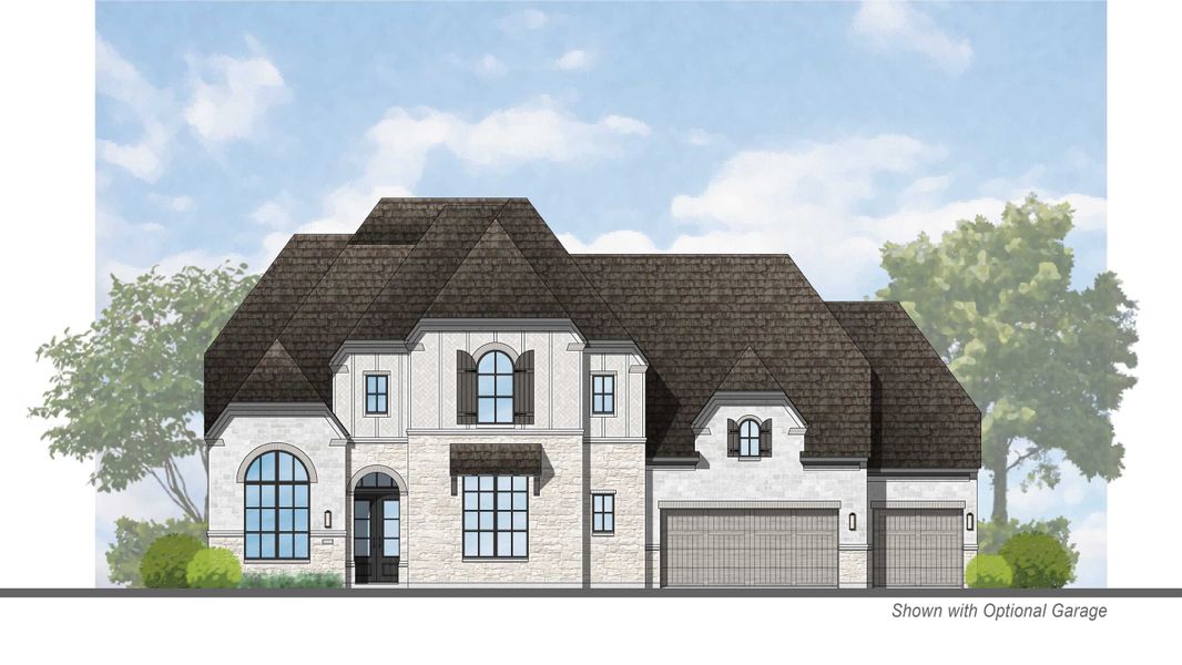 Representative rendering of the exterior for the 608 by Highland Homes (Image 24).