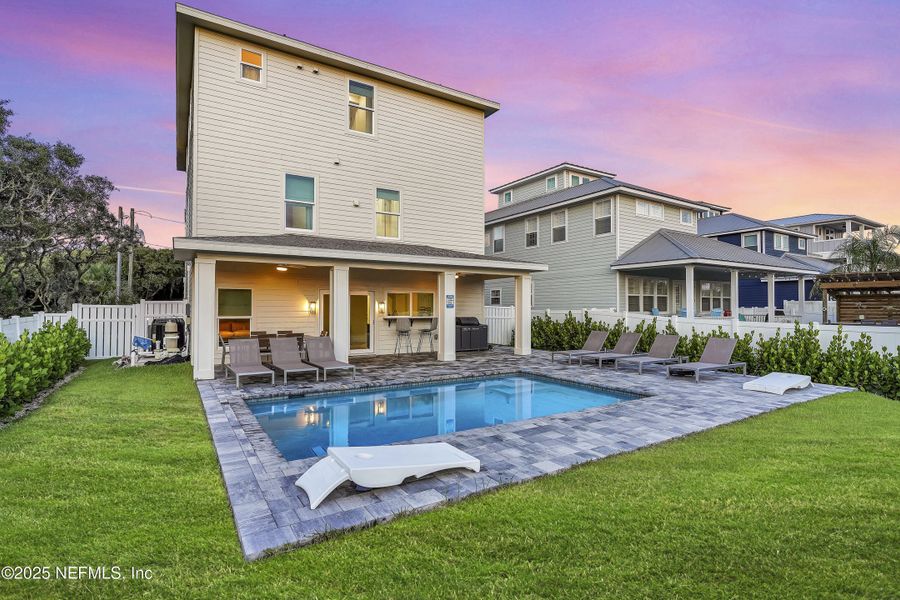 Exterior details and patio area of a home in , St. Augustine (Image 26).