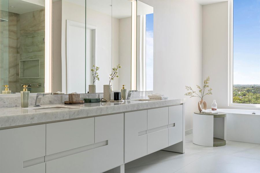 Furnished interior view inside a new home in Alina Residences, Boca Raton (Image 12). Furnished interior view inside a new home in Alina Residences, Boca Raton (Image 12).