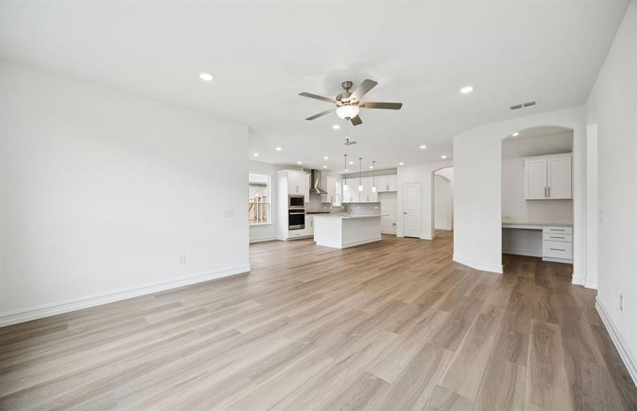 View of main living areas from gathering room View of main living areas from gathering room