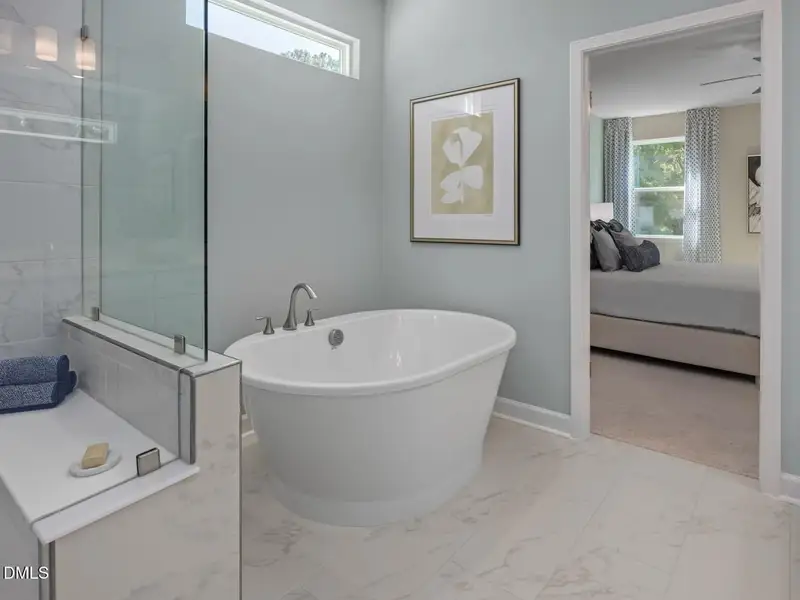 Furnished interior view inside a new home in Sage on North Main, Wake Forest (Image 25).