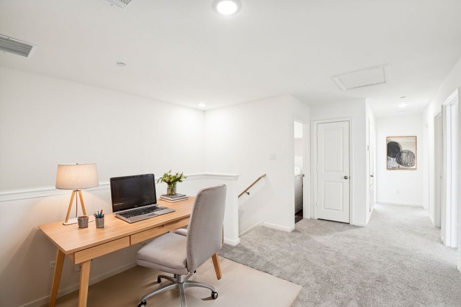 Representative furnished interior of a home built from the Glory by Starlight Homes in Broadmoor Village, Cedar Hill (Image 4).