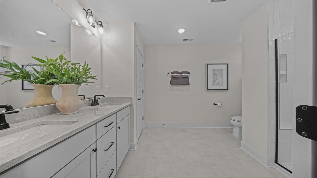 Furnished interior view inside a new home in Bayberry, Raleigh (Image 45). Furnished interior view inside a new home in Bayberry, Raleigh (Image 45).