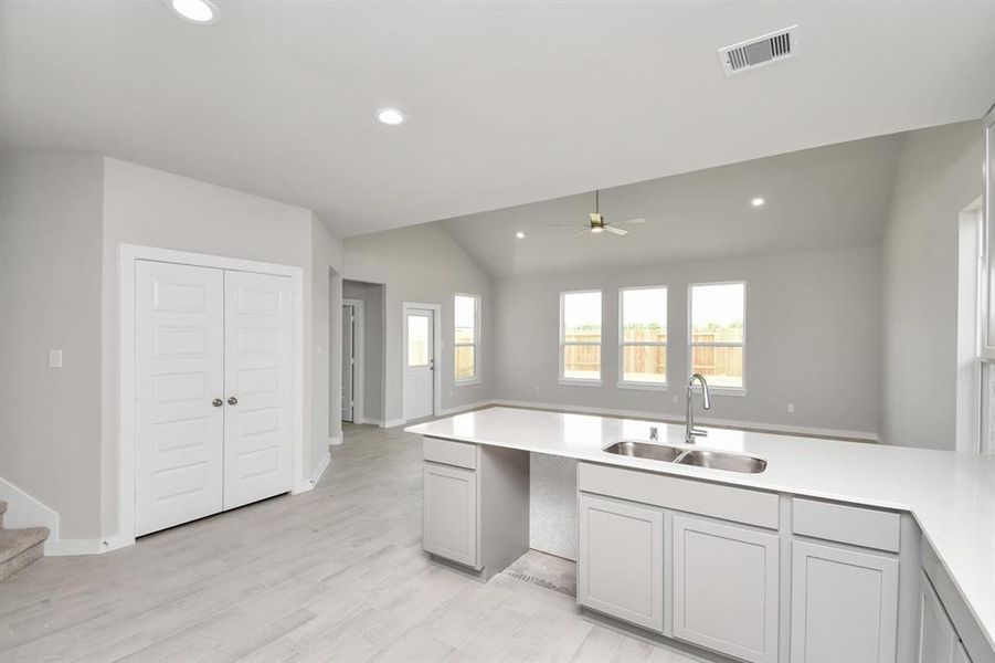 Sample photo of completed home with similar floor plan. Actual colors and selections may vary.