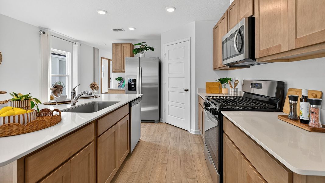Representative furnished interior of a home built from the HARPER by D.R. Horton in Grand Reserve, Bunnell (Image 9). Representative furnished interior of a home built from the HARPER by D.R. Horton in Grand Reserve, Bunnell (Image 9).