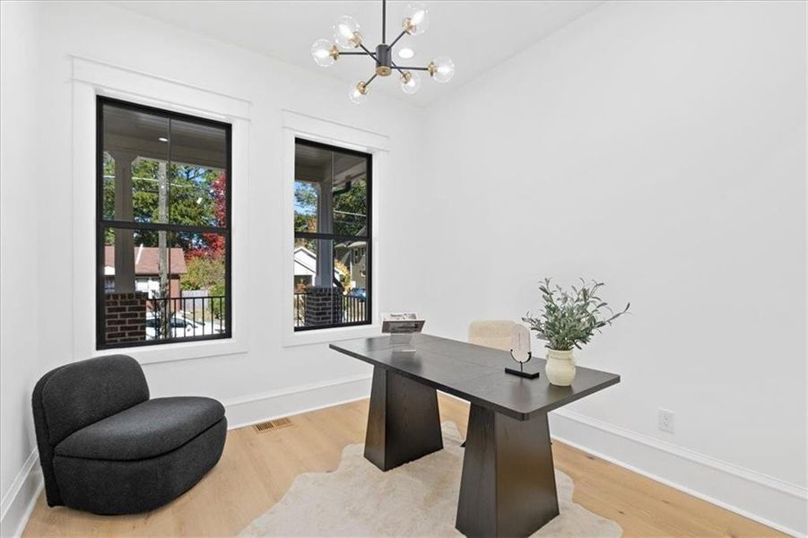 Furnished interior view inside a new home in , Decatur (Image 45).