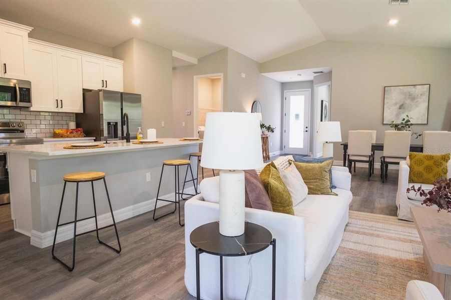 Furnished interior view inside a new home in , Ocala (Image 31).