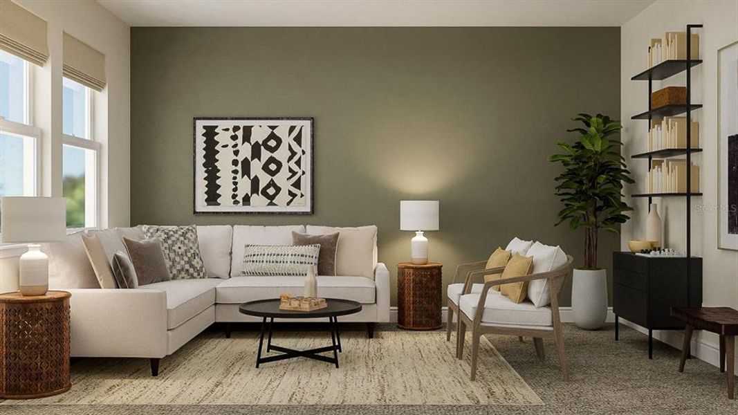 Furnished interior view inside a new home in Providence, Davenport (Image 2).
