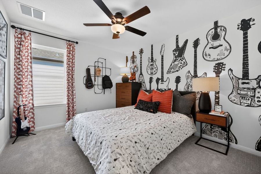 Furnished interior view inside a new home in Turners Crossing, Buda (Image 20). Furnished interior view inside a new home in Turners Crossing, Buda (Image 20).