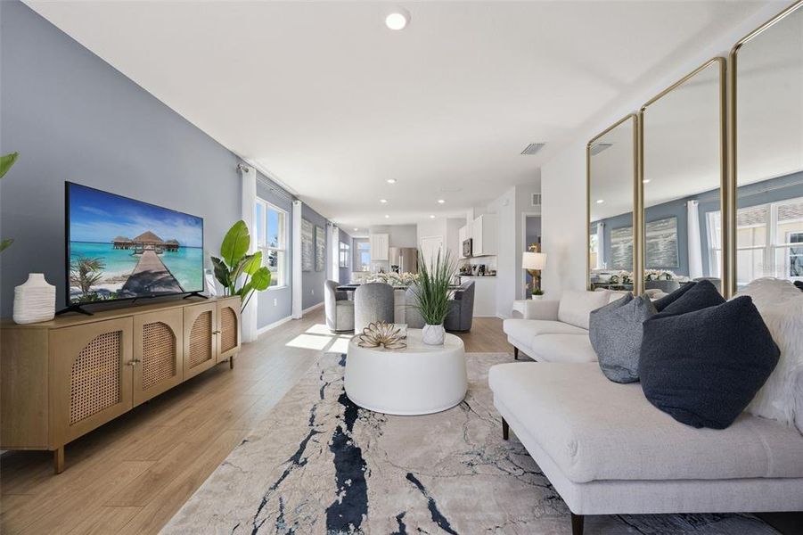 Furnished interior view inside a new home in , Kissimmee (Image 5).