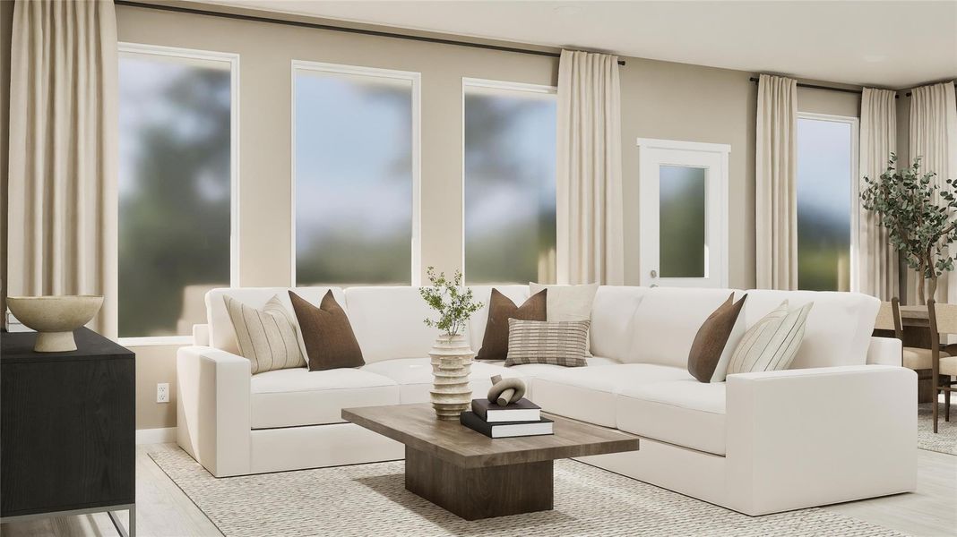 Furnished interior view inside a new home in Pleasant Hill, Bryan (Image 5).