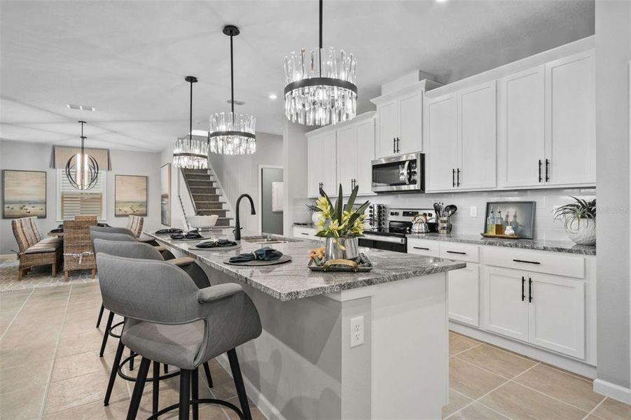 Furnished interior view inside a new home in , Kissimmee (Image 25).