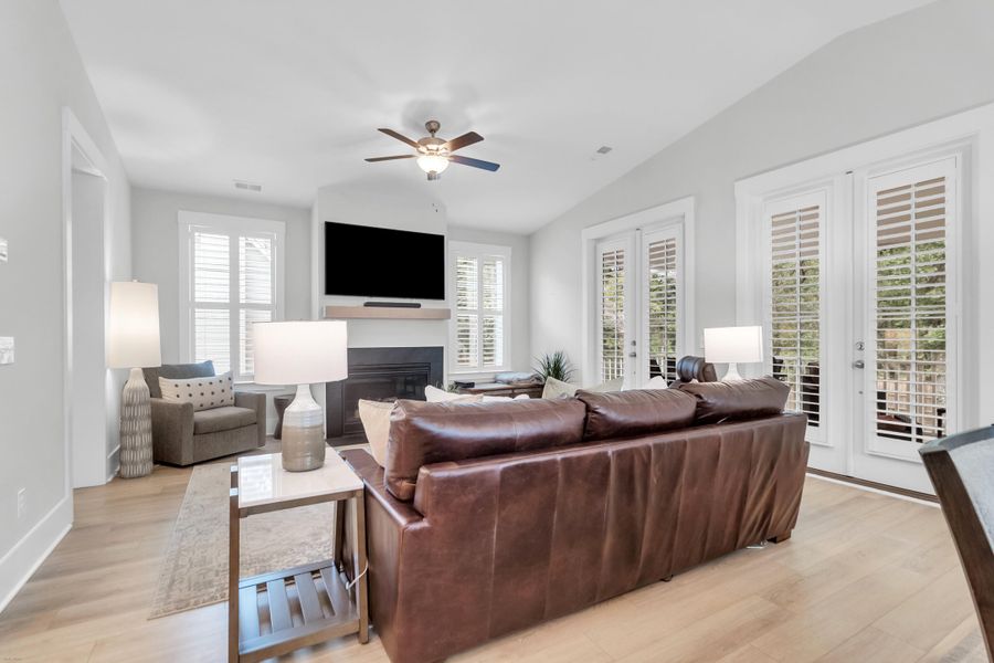 Furnished interior view inside a new home in , Charleston (Image 8).