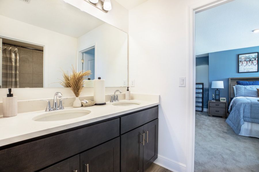 Furnished interior view inside a new home in Mirada, San Antonio (Image 17).